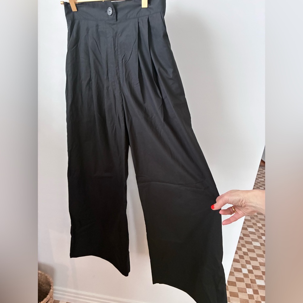 Rachel Comey Black Wide-Leg Coxone Trousers - Picture 3 of 5